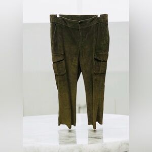 Harris Wallace New York Corduroy Pant Women’s 12 Petite Cargo